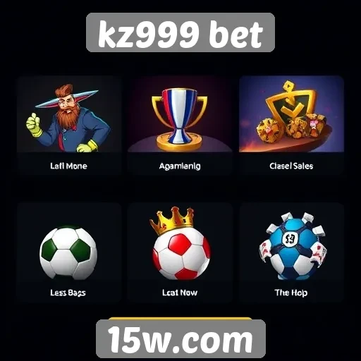 Principais jogos disponíveis na plataforma kz999 bet